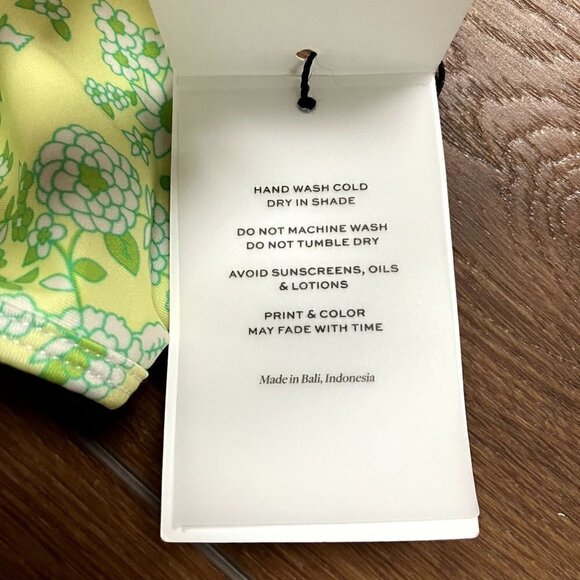 Faithfull the Brand NWT Isa Bikini Top Cremona Floral Print  (Sz XL) - Picture 4 of 9